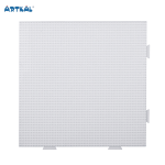Tabla cuadrada blanca para beads de 2.6mm, 50x50 espacios, ideal para pixel-art y manualidades