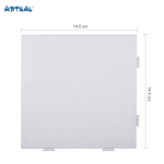 Tabla cuadrada blanca para beads de 2.6mm, 50x50 espacios, ideal para pixel-art y manualidades