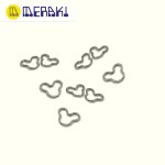 Argollas para manualidades y beads Meraki, ideales para unir, colgar y complementar tus creaciones de manera resistente y versátil.