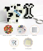 Kit pequeño de beads 5MM para iniciarse en el Pixel Art. Incluye todos los elementos necesarios para crear diseños coloridos y divertidos.